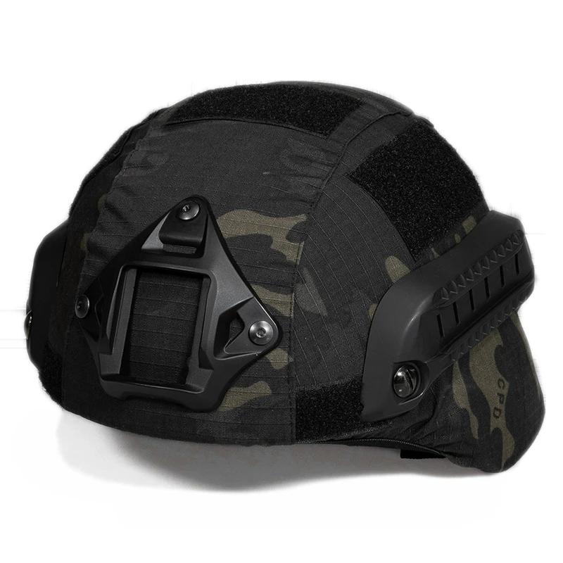 Housse de casque Multicam, housse de casque tactique Airsoft pour casque militaire MICH 2000, équipe