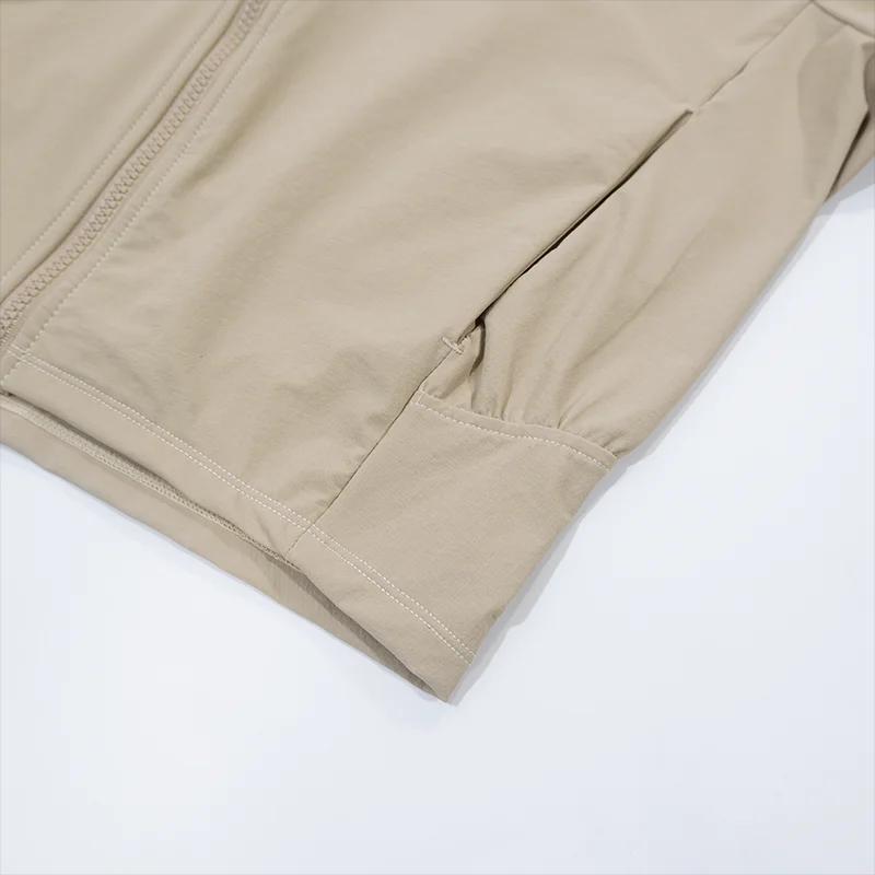 Veste de yoga à col montant pour femme LULU FLORA, séchage rapide, coupe-vent, pour course à pied en