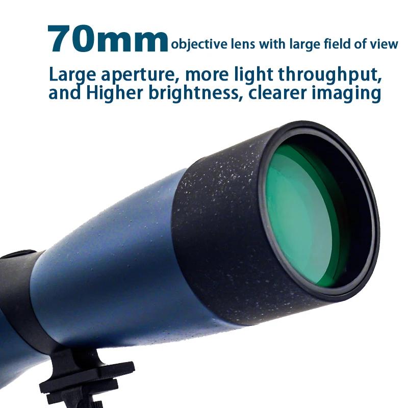 25-75x70 longue-vue Zoom monoculaire BAK4 prisme télescope étanche pour tir cible observation des oi