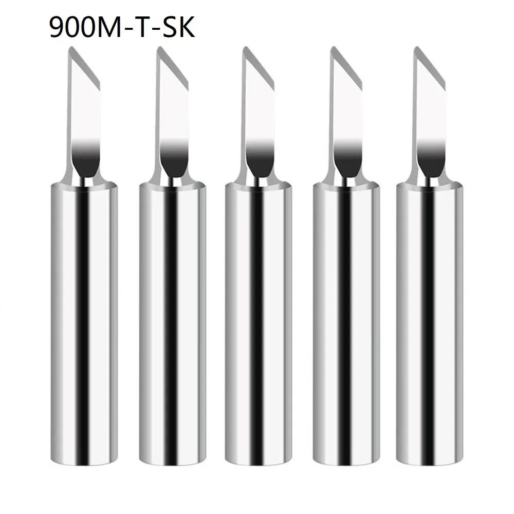 Embouts de fer à souder 900M-T, 5 pièces, embouts de soudage sans plomb IS/I/B/K/SK/2.4D/3.2D/1C/2C/