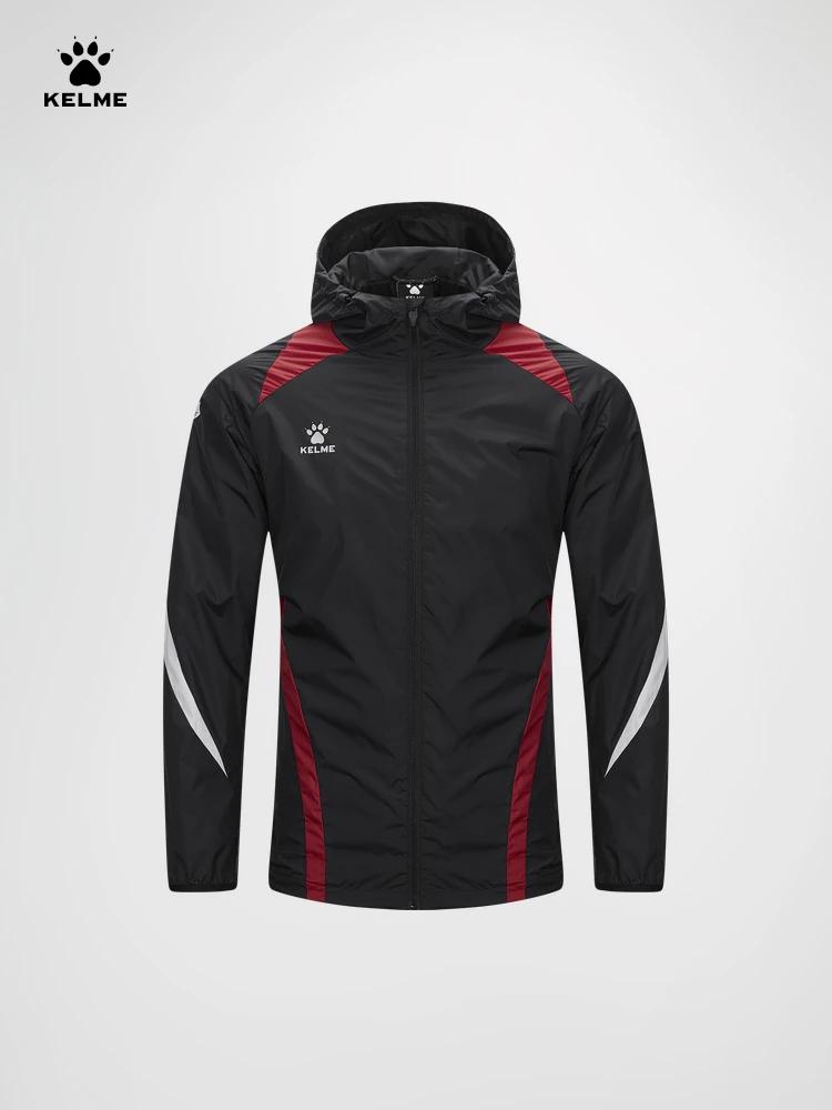 KELcloser-Veste de dehors Imperméable à Capuche pour Homme, Coupe-Vent, Tissé, Course en Plein Air