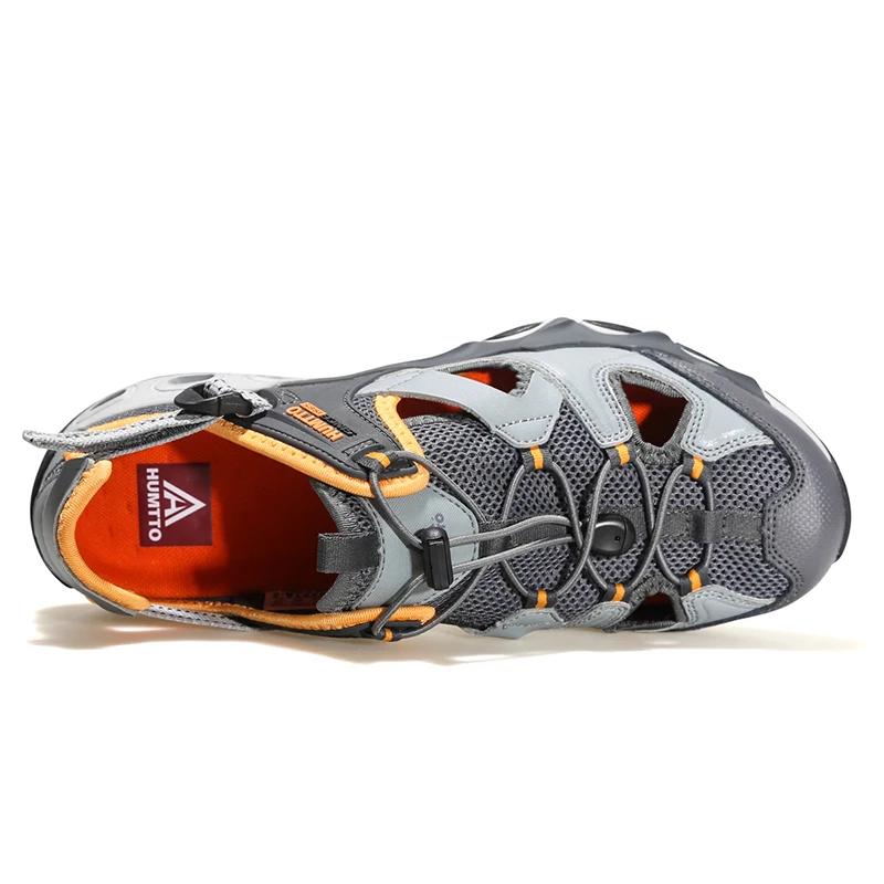 Chaussures randonnée respirantes HUMTTO hommes - Baskets sport été décontractées outdoor polyvalentes