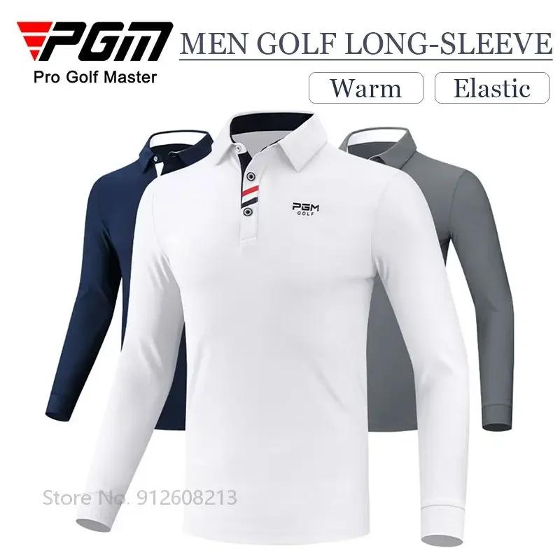 Maillot de golf manches longues homme PGM - Haut chaud extensible printemps automne