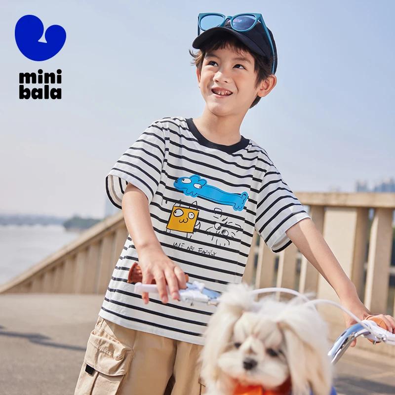 Mini Bala enfants T-Shirt rafraîchissant et antibactérien été nouveau haut évacuant l'humidité et à