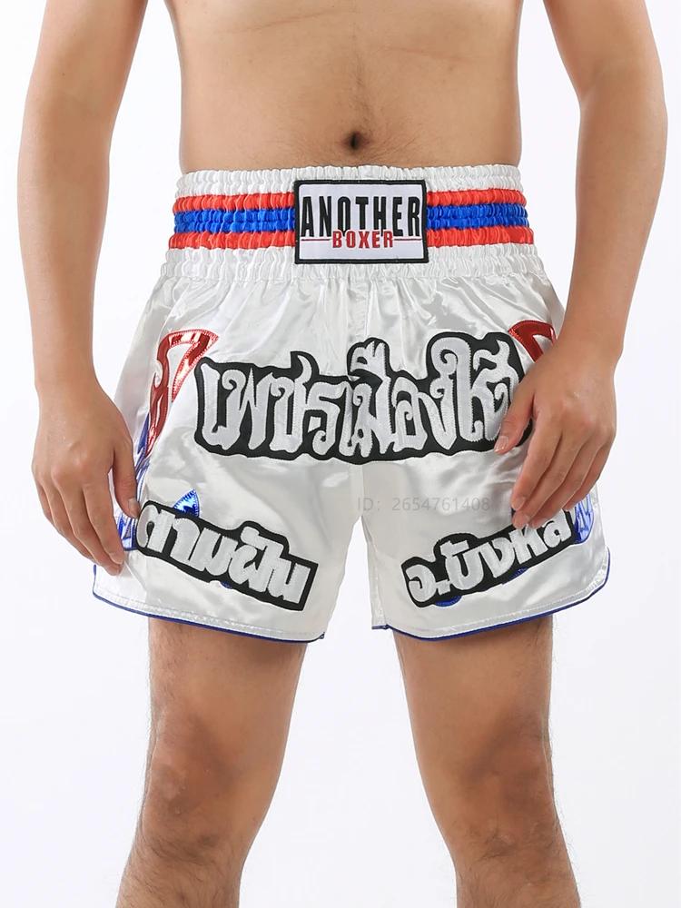 Short de boxe pour hommes Kickboxing court Muay Thai femmes enfant Arts martiaux formation équipe vê
