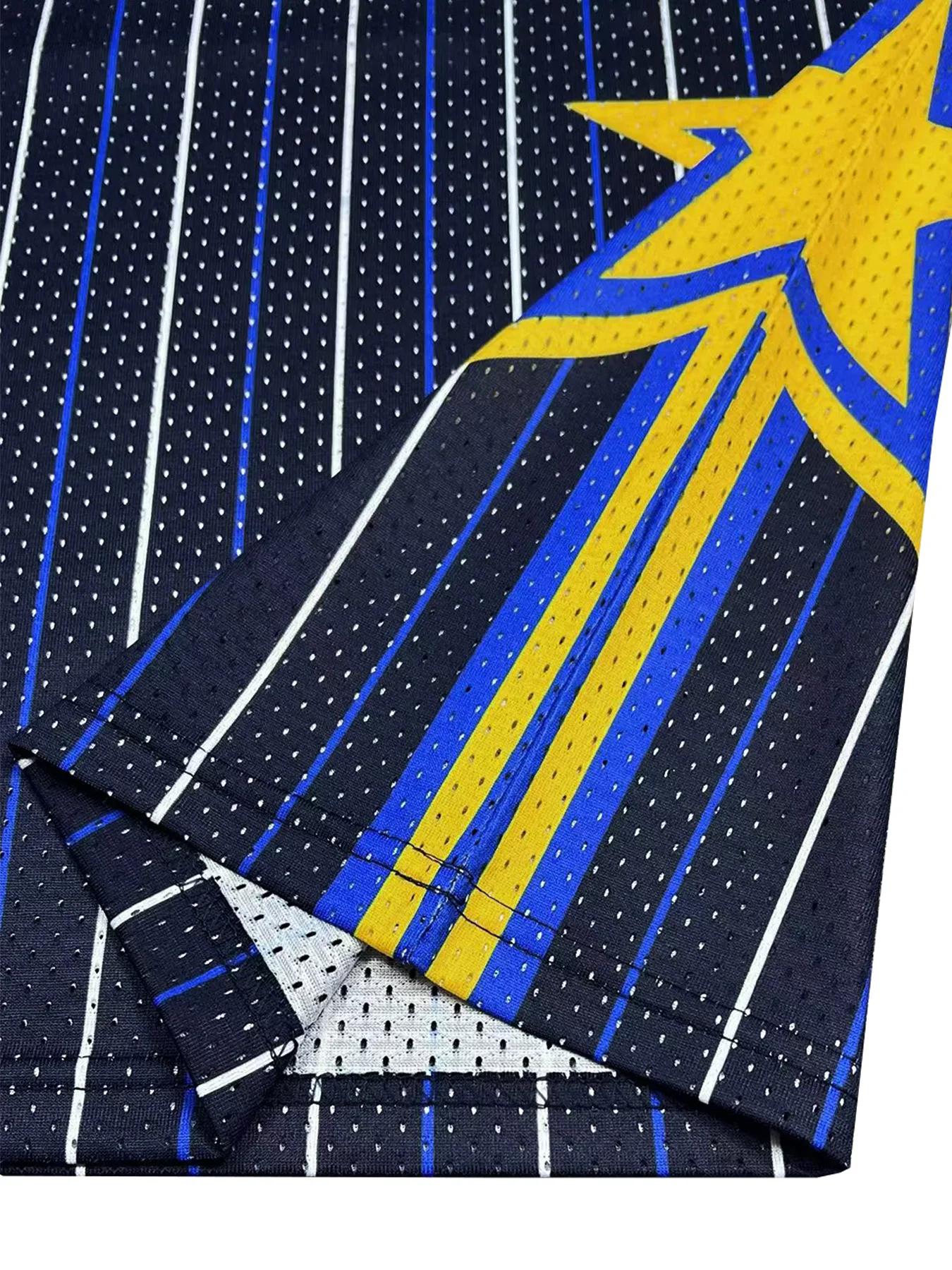 Maillot de basket-ball pour hommes avec lettres et numéros brodés, débardeur ample et respirant sans