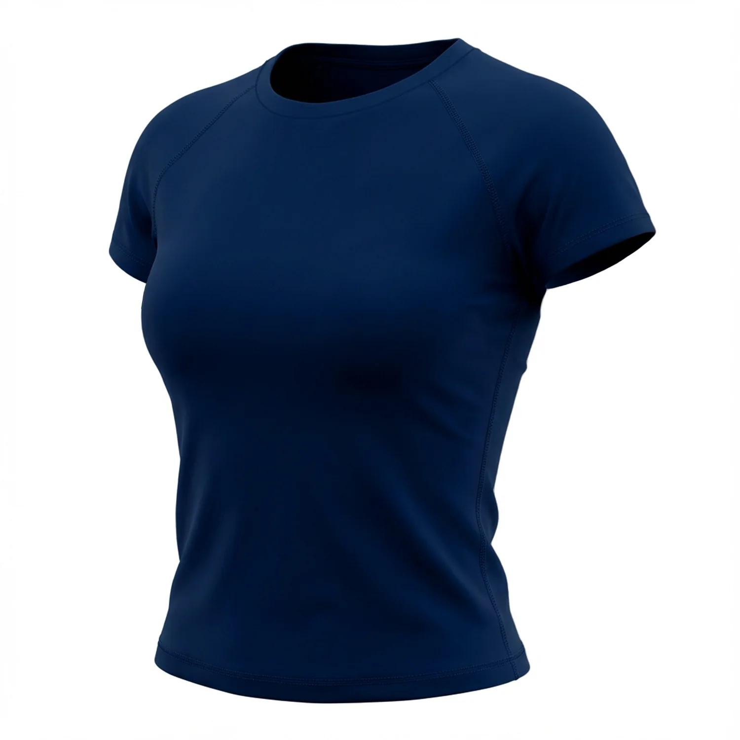 T-shirt de sport sans couture WAREBALL pour femme, haut court de fitness, vêtement de gym, yoga, man