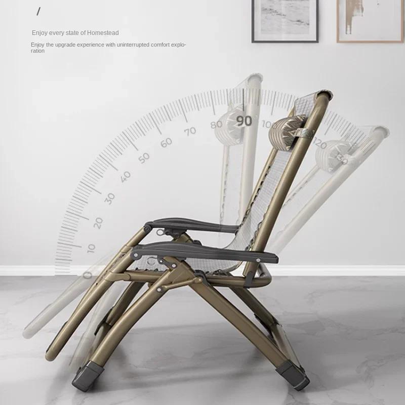 Fauteuil inclinable à dossier réglable pliant relaxant, mobilier en rotin de refroidissement, chaise