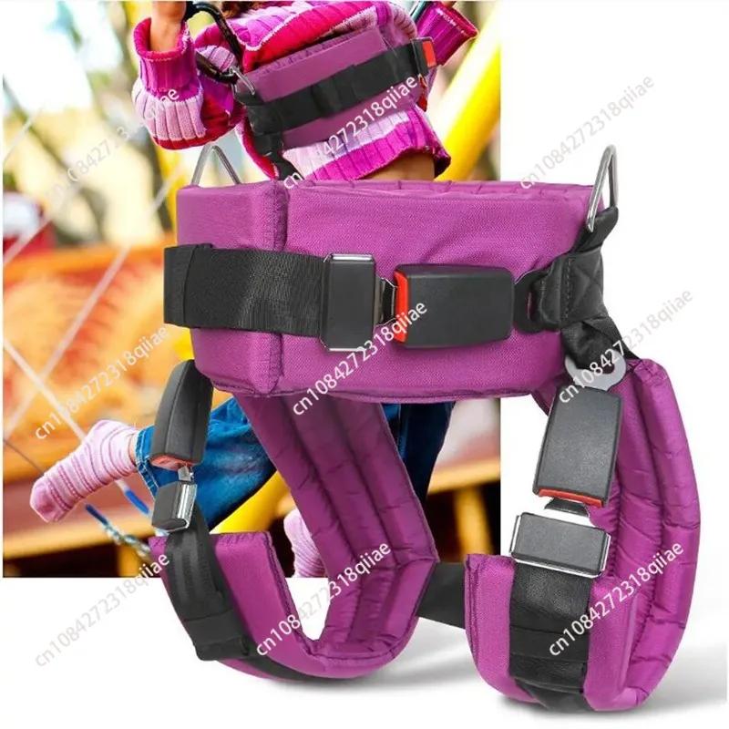 Harnais de sécurité pour trampoline en nylon, ceinture de sécurité, équipement de protection à dégag