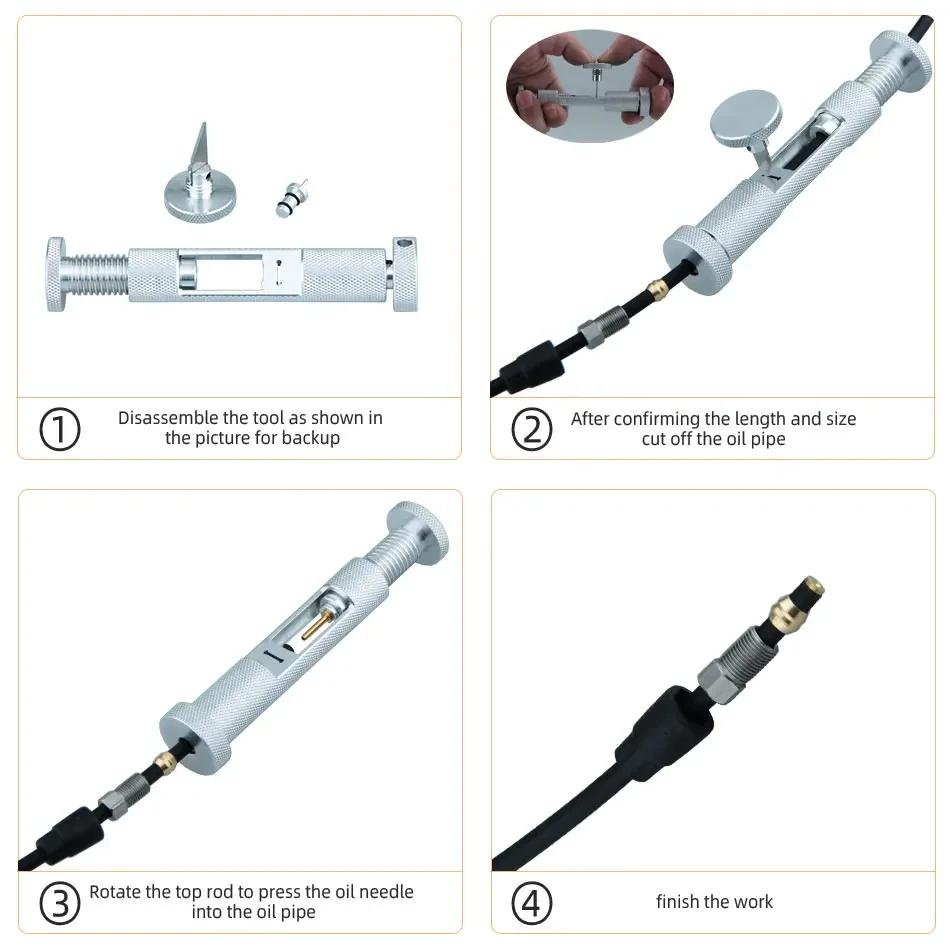 Kit multifonction d'entretien de frein hydraulique, outils de réparation de vélo, exclusivement pour