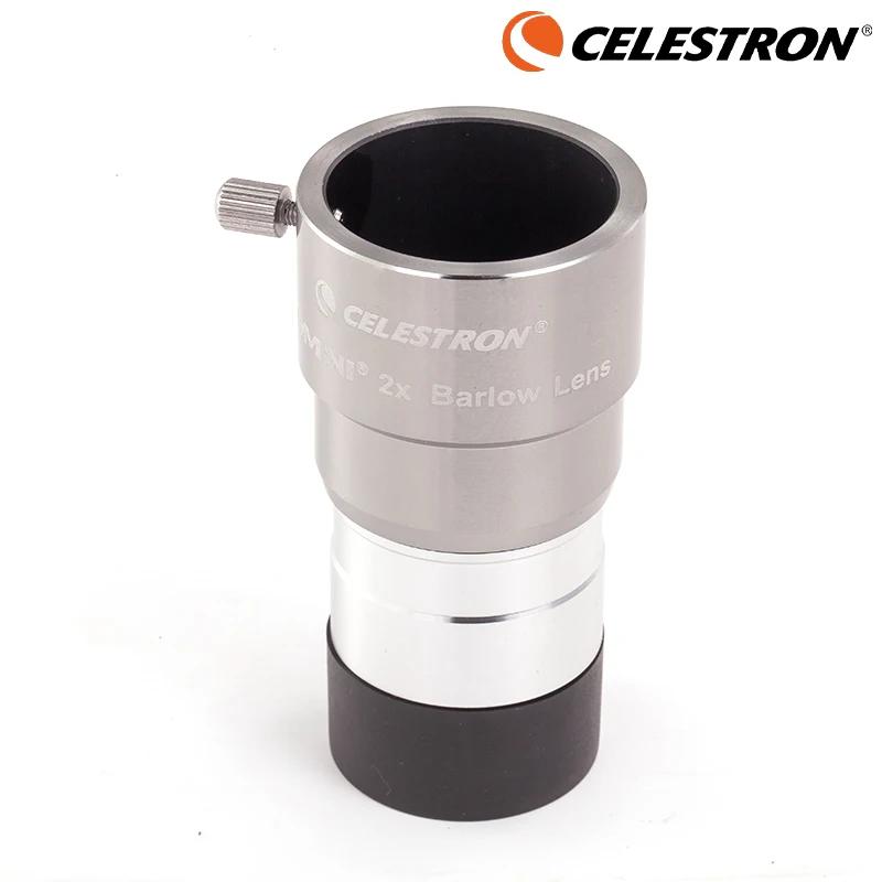 Celestron omni 2x lentille barlow lentille haute définition télescope astronomique lentille grossiss