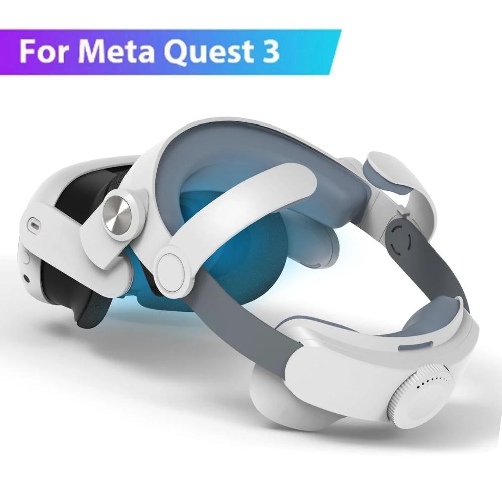 Sangle de tête réglable pour Meta Quest 3, Elite Resubdivision, casque VR, améliore le confort, acce
