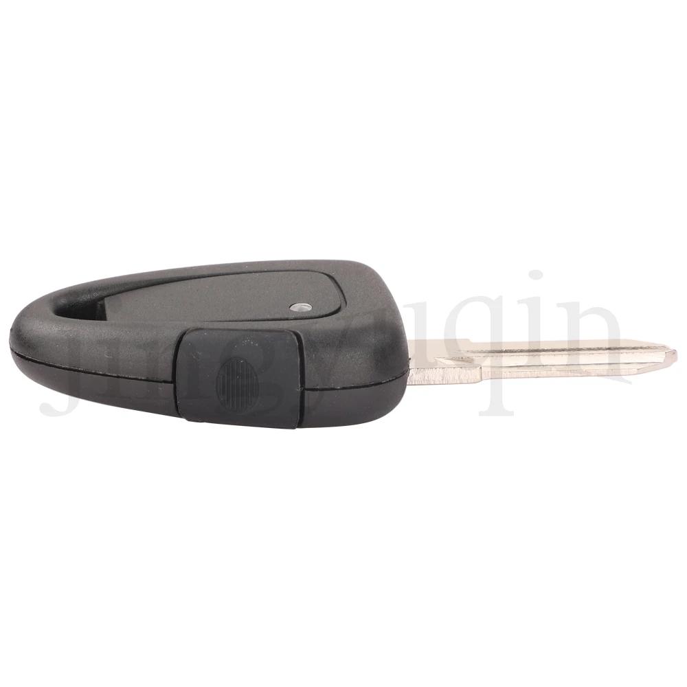 Jingyuqin – coque de clé télécommande, pour Fiat Iveco, avec lame vierge GT15R non coupée, bouton la