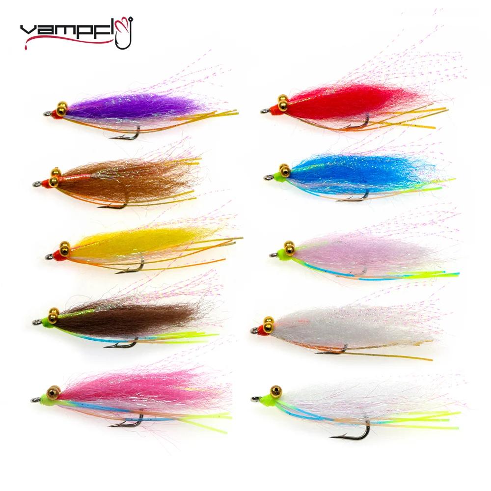 Vampfly fou doublage Charlie mouche crochet en acier au carbone évier rapide mouches de pêche pour B