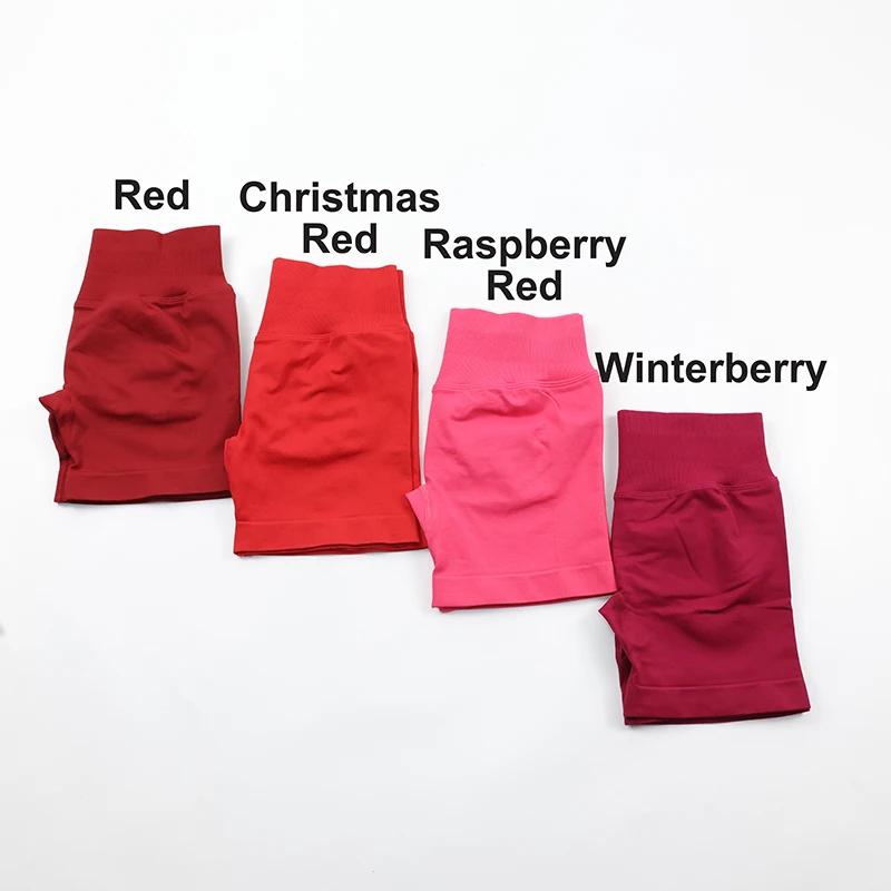 Short de Yoga Sexy sans Logo, dos en V, bande de taille basse côtelée, sans couture, froissé, pour e