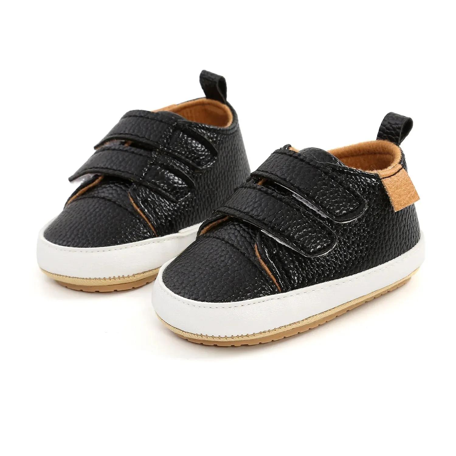 MRovior-Chaussures classiques unisexes en cuir PU pour bébé garçon et fille, mocassins pour les prem