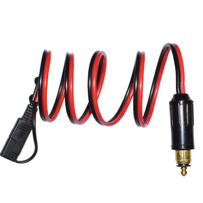Connecteur adaptateur DIN Hella Powerlet vers SAE, pour moto BMW, avec barrage de polarité SAE, 14AW