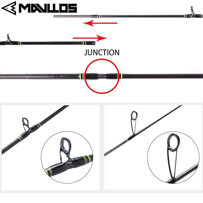 Mavllos Delicacy BFS canne à pêche avec pointe UL solide leurre 0.6-8g/0.8-10g canne à pêche à la ca
