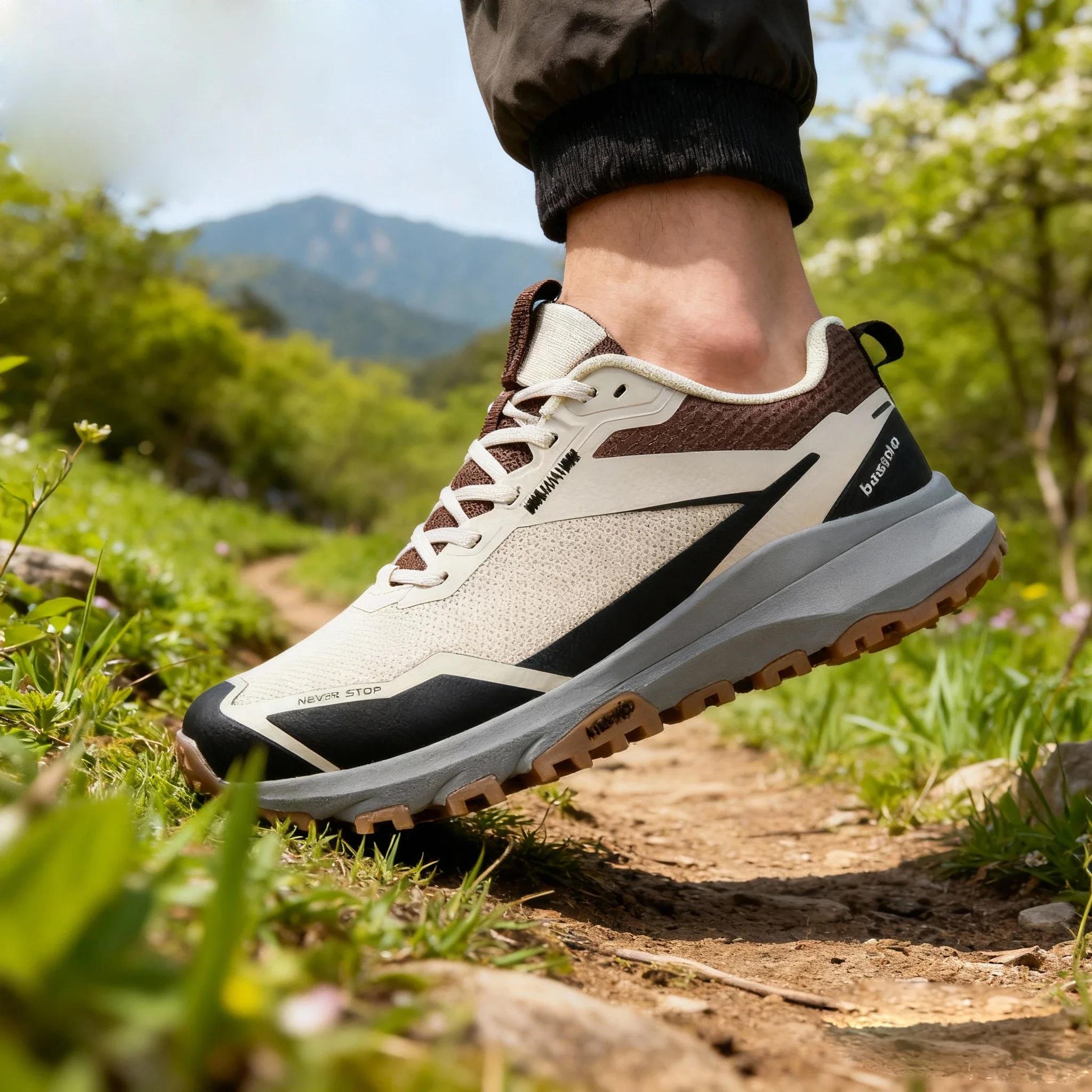 Bassploa – chaussures de randonnée pour hommes, baskets d'extérieur légères, nouvelle mode, chaussur