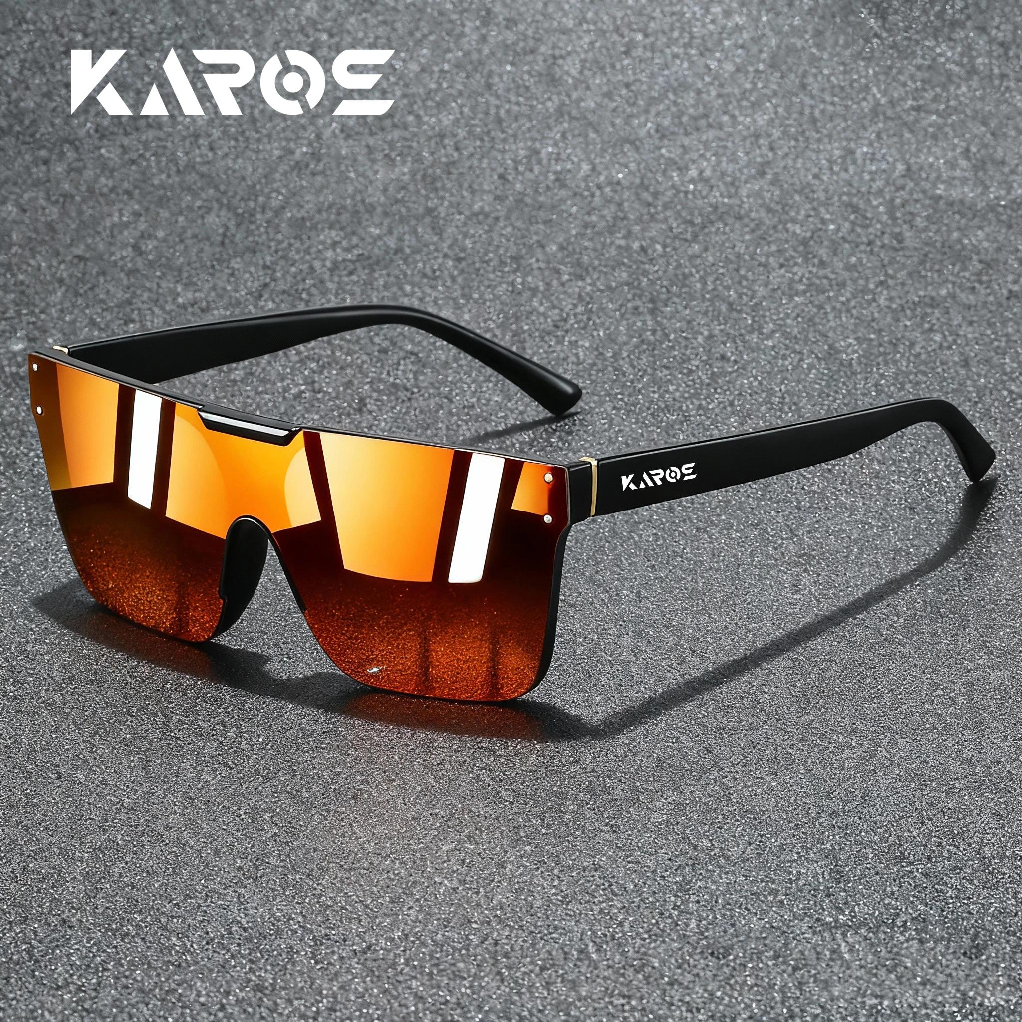 Lunettes de soleil KAROS avec technologie UV400, verres résistants aux rayures, conçues pour la pêch