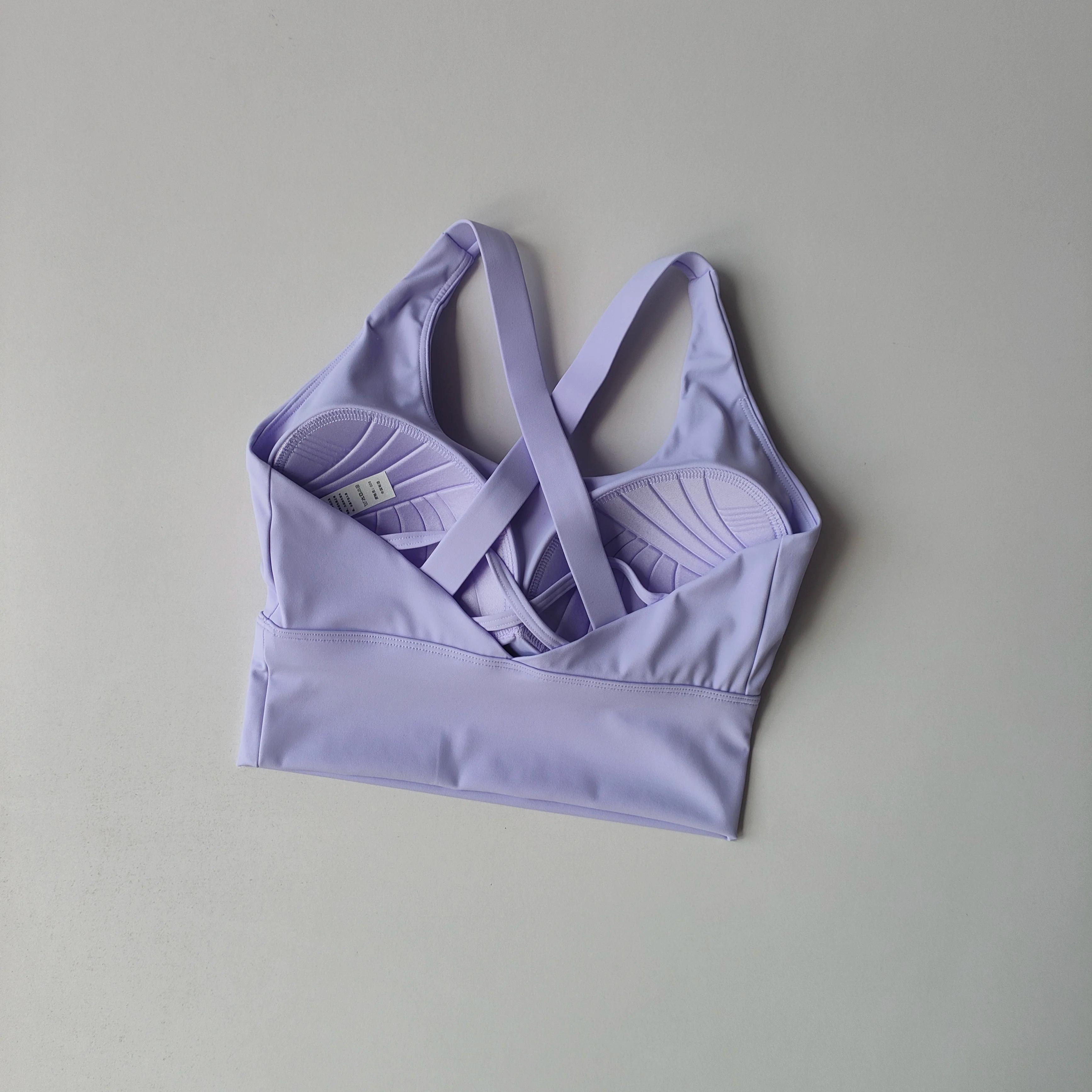 Soutien-gorge de sport à coussin fixe, sous-vêtements professionnels haute résistance, antichoc, pou