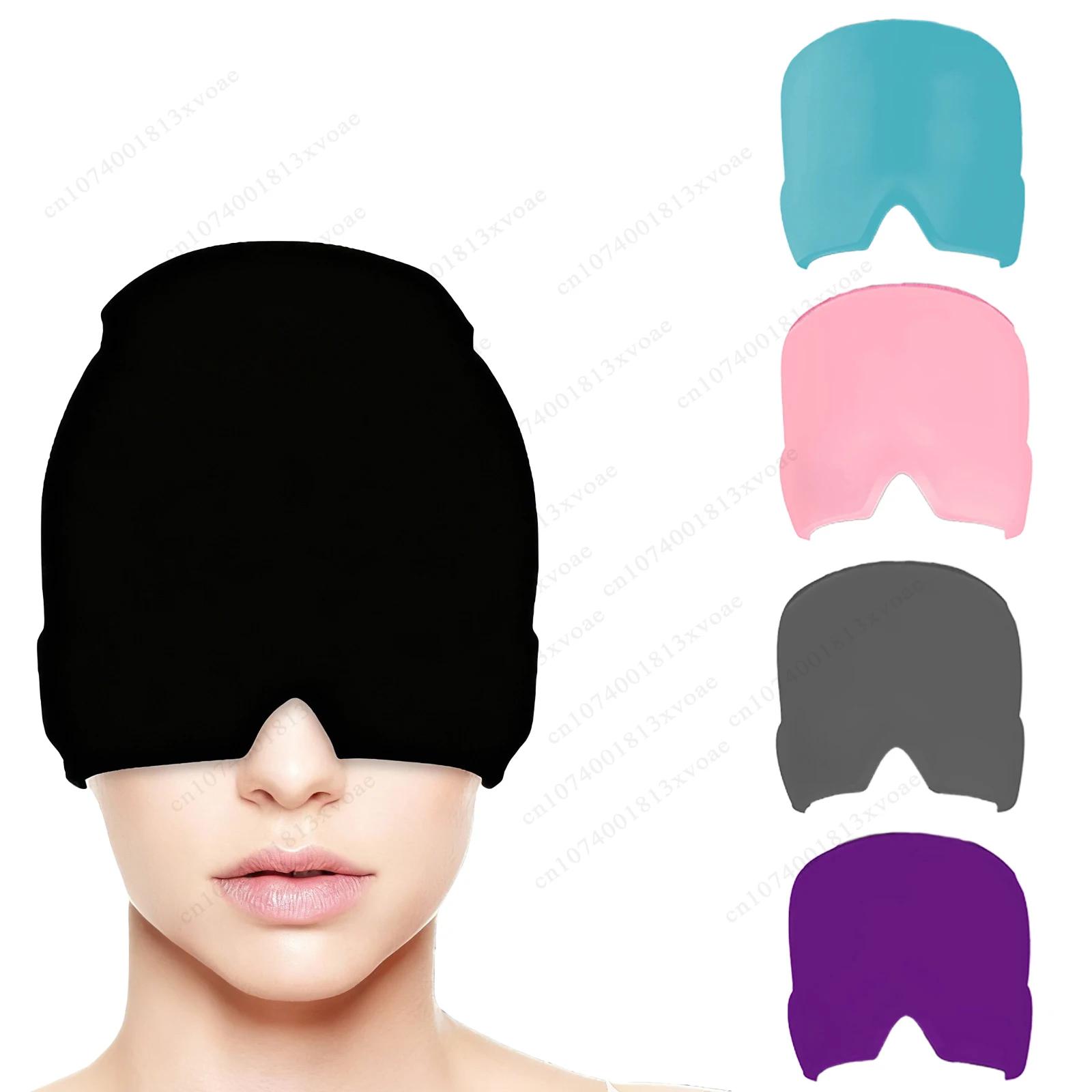 Capuchon de soulagement de la Migraine, capuchon de glace en Gel, couvre-chef monocouche, Pack de gl