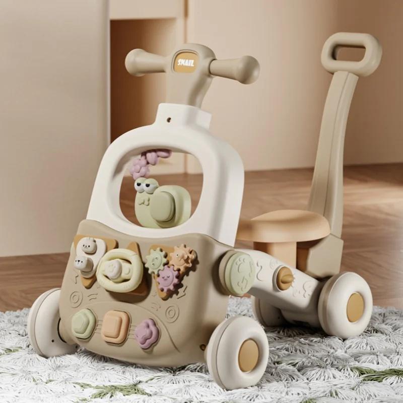Table de jeu pour enfants, jouet d'apprentissage à marcher, poussette multifonctionnelle pour bébés