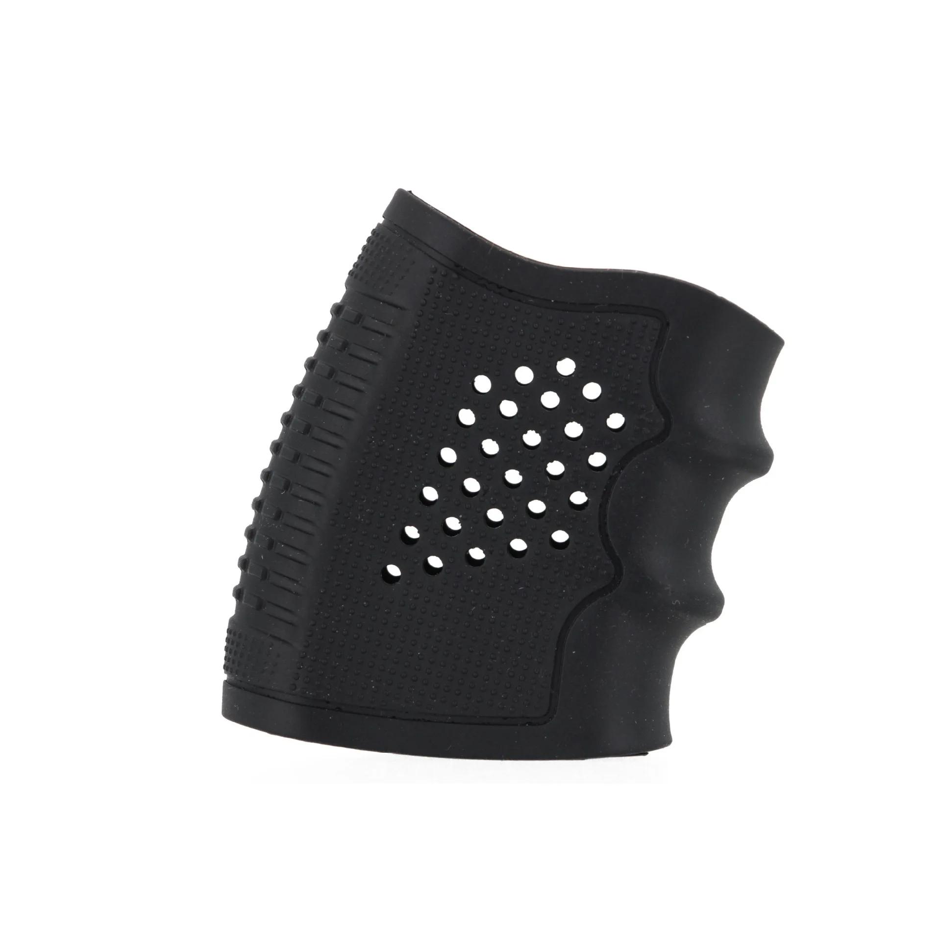 Manchon de couverture de gant de poignée en caoutchouc pour pistolet tactique, pistolets antidérapan