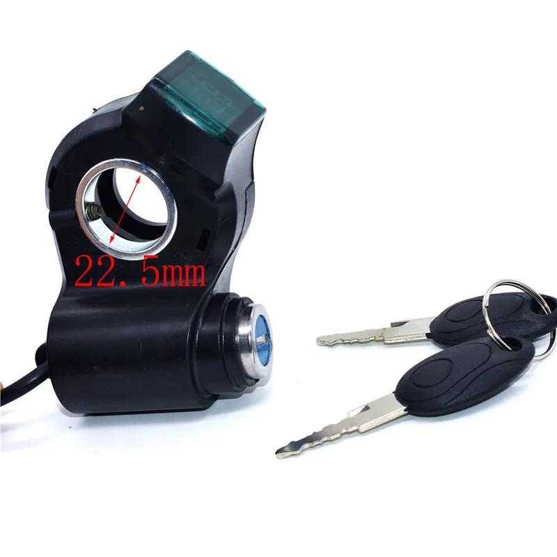 Voltmètre d'accélérateur au pouce pour vélo électrique, tension de batterie numérique, écran rouge,