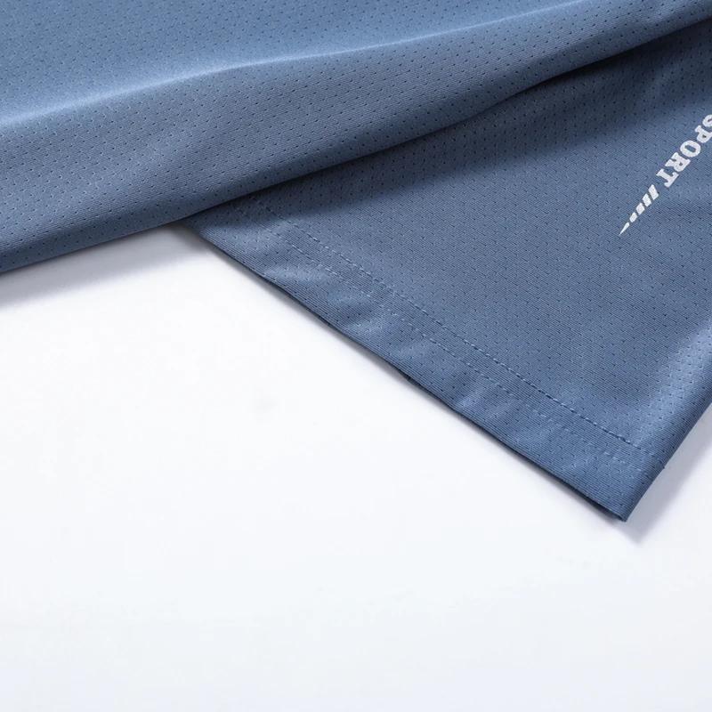 CHRLCK hommes course séchage rapide T-shirts respirant randonnée pêche T-shirts élasticité douce Spo