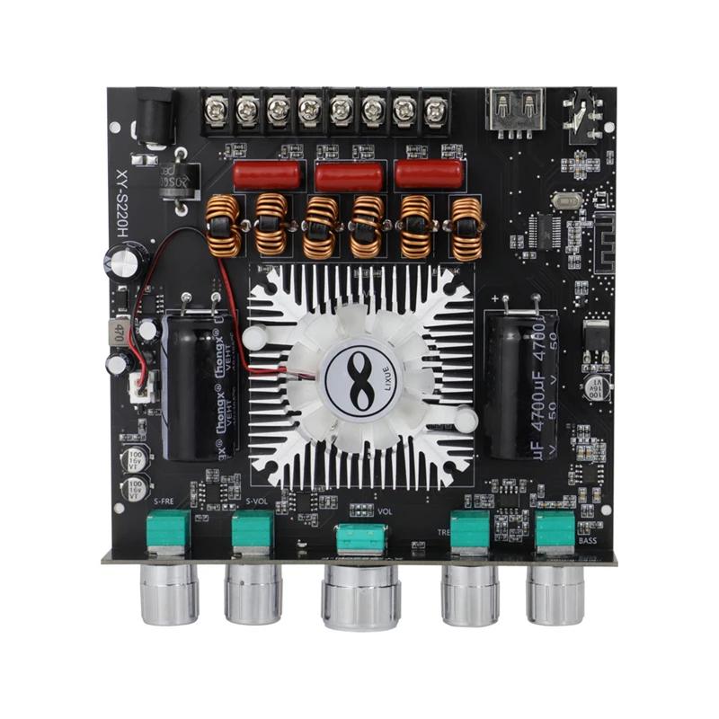 Carte d'amplificateur de puissance de caisson de basses Bluetooth, 160 canaux, HiFi, classe D, audio