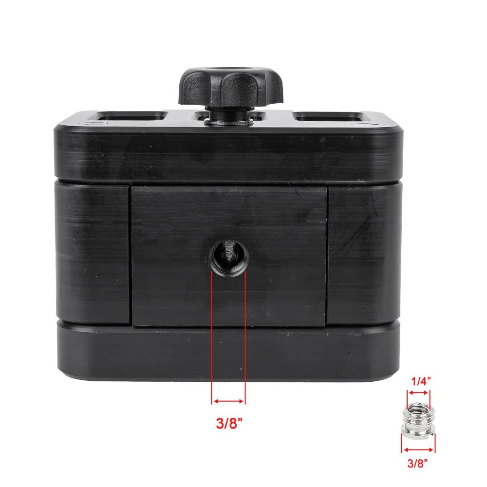 Trépied de tir de chasse, pince de tête de bâton de 65mm de large, support de pince de bipied, suppo