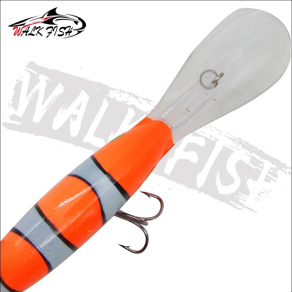 WALK FISH 1 pièces nouveau leurre de pêche méné longue langue conseil 14g/13.5 cm leurre en plastiqu