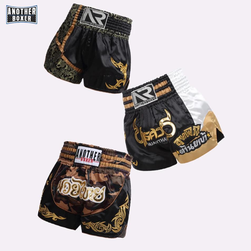 ANOTHERBOXER Short Muay Thai pour hommes, maillot de boxe MMA Kickboxing à séchage rapide pour femme