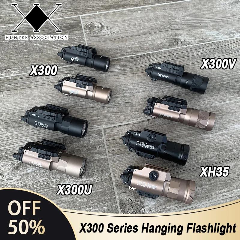 Tactique Surefir X300 X300U Ultra X300V XH35 pistolet en métal lumière stroboscopique LED adapté 20m