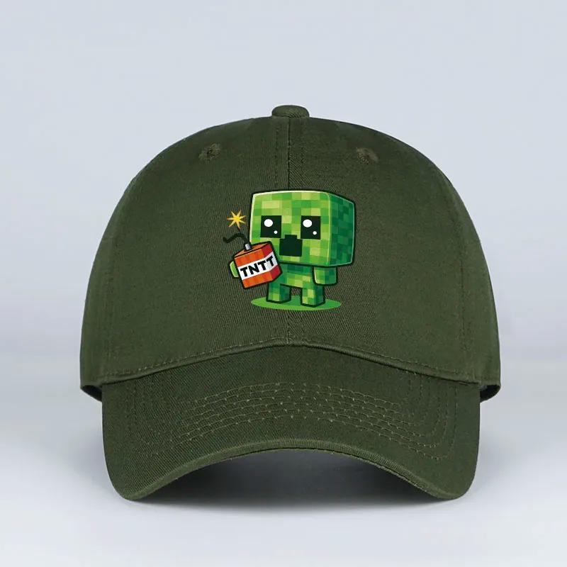 Casquette de baseball à motif Creeper | Casquette Hip-Hop unisexe, légère et ajustée, idéale pour