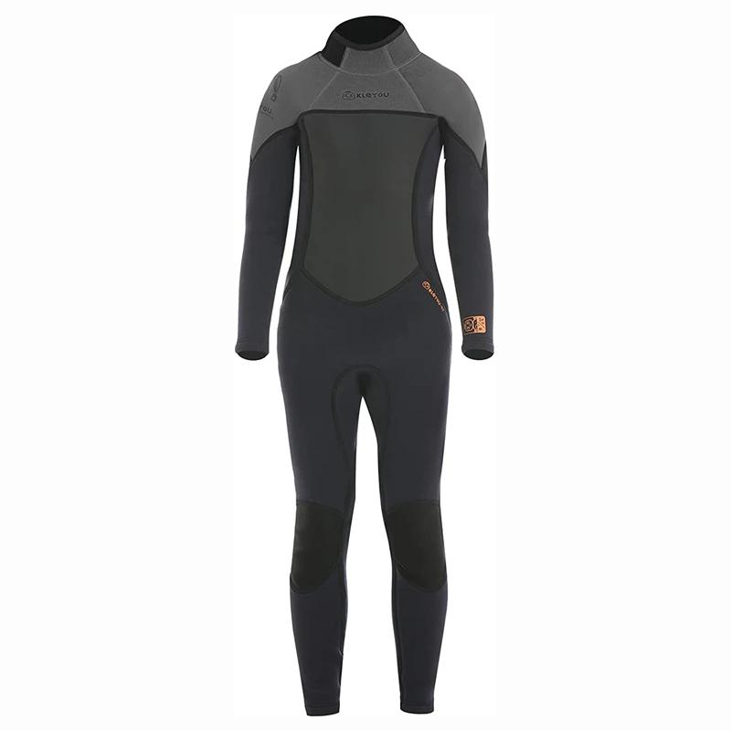 Combinaison de plongée en néoprène pour enfants, 2.5MM, maillot de bain complet thermique pour jeune