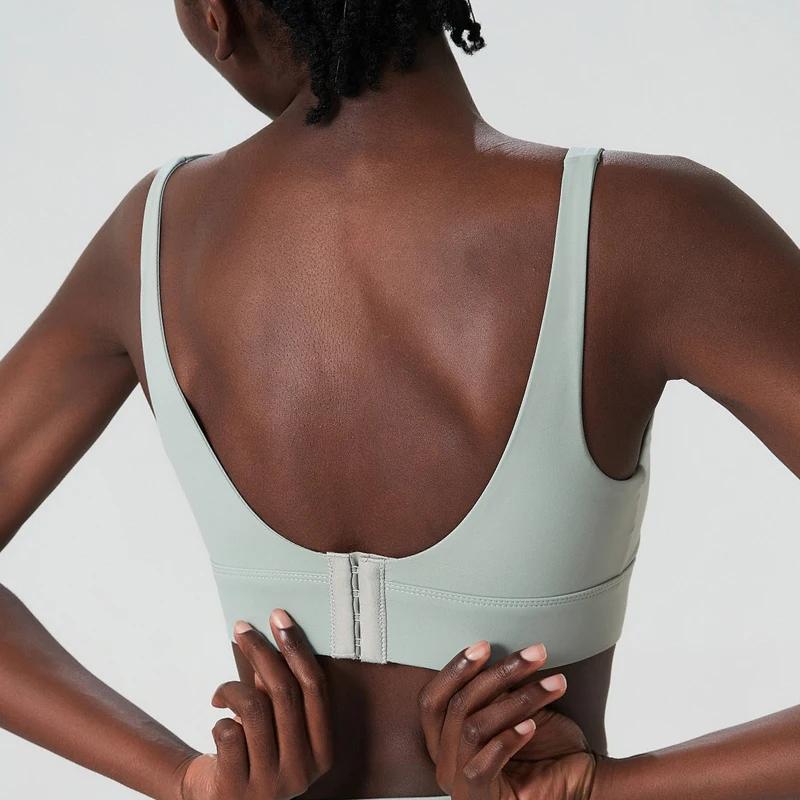 Soutien-gorge de yoga à fort impact pour femmes, sous-vêtements de sport, respirant, avec coussinets