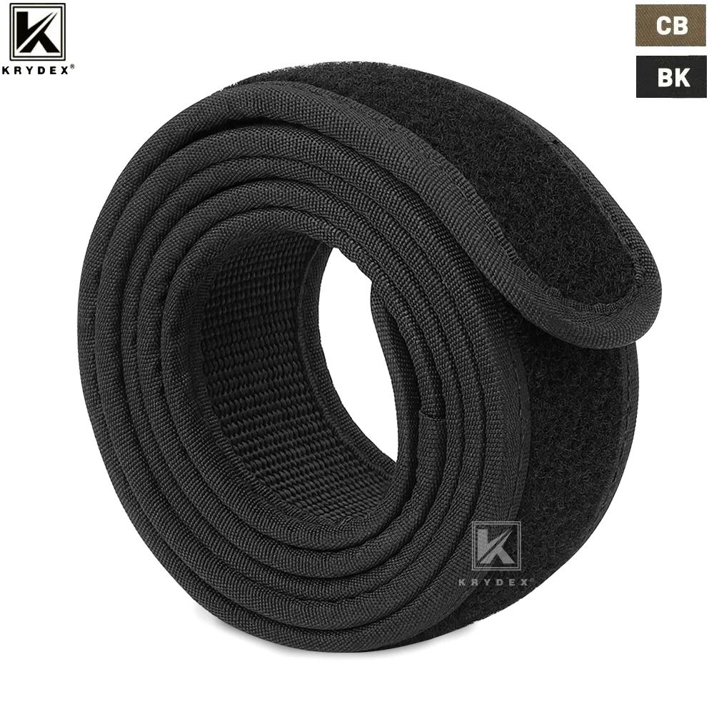KRYDEX – ceinture de doublure intérieure sans boucle tactique, 1.5 pouces, doublure à boucle en Nylo