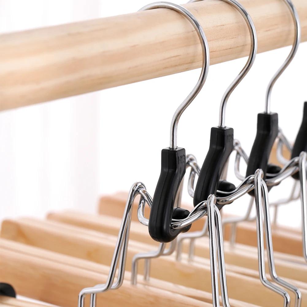 Cintre multifonctionnel en bois massif pour pantalons, 5/10 pièces, support de séchage de vêtements