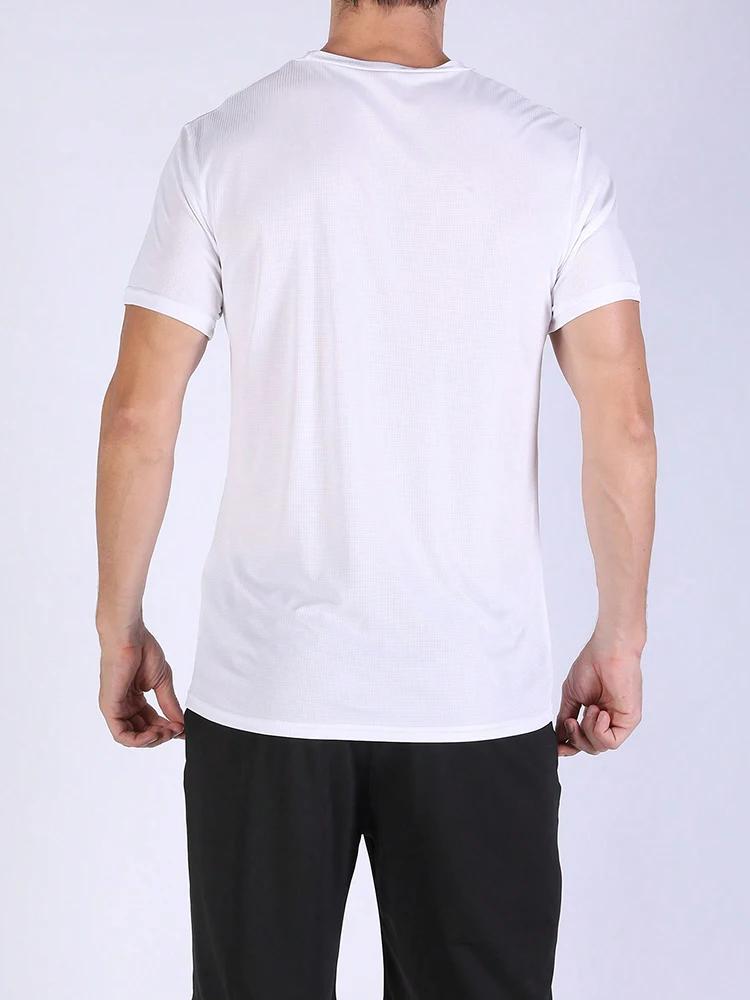 T-Shirt de dehors Ultraléger à vaccage Rapide pour Homme, Haut Respirant et observateur, pour Entraî
