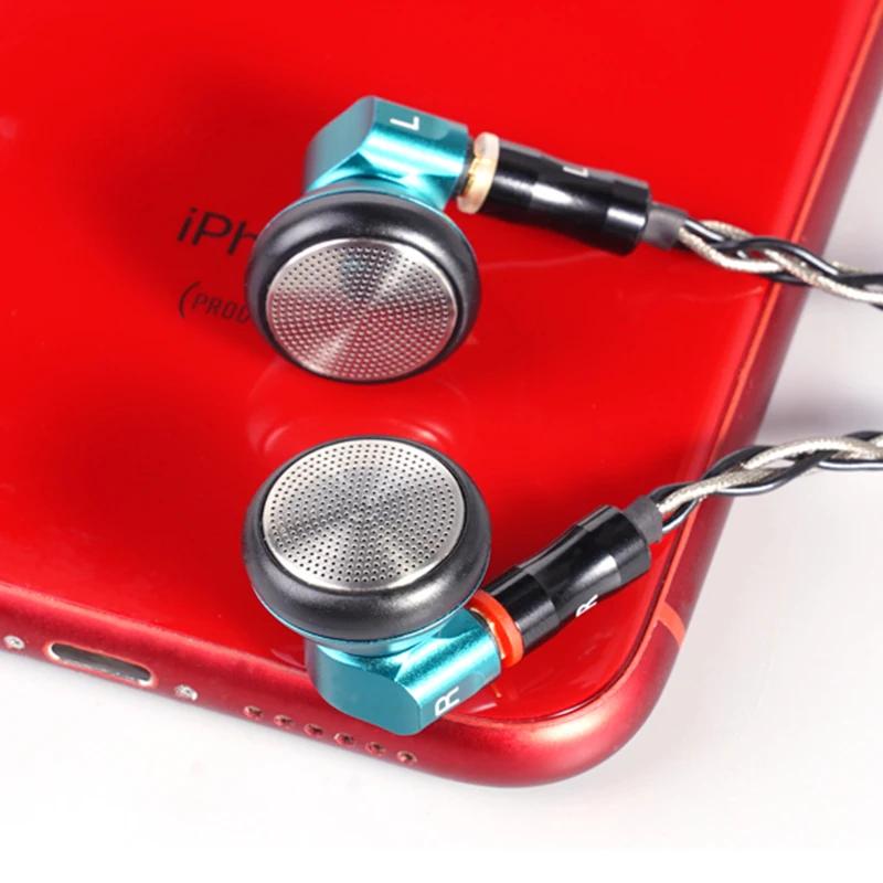 Yincrow RW-2000 Flagship HIFI Métal CNC Écouteur 15mm Dynamic Drive Earbud MMCX 3-en-1 Plug Balchose