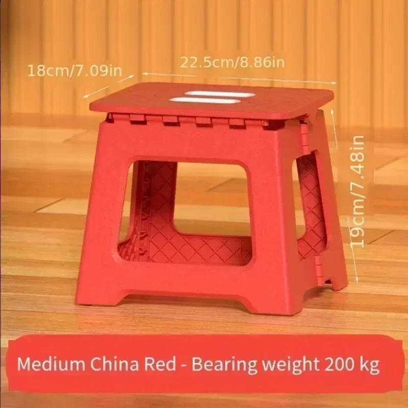 Tabouret pliant Portable pour enfants et adultes, chaise de selle en plastique épais pour activités