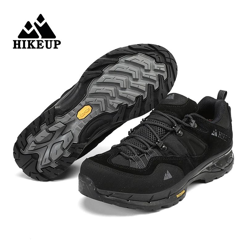 HIKEUP nouveauté chaussures de randonnée en cuir résistant à l'usure Sport de plein air hommes chaus