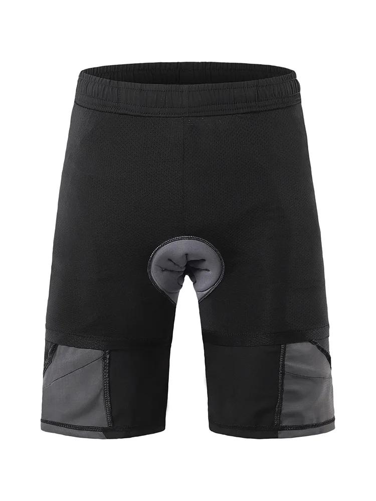 ARSUXEO-Short de cyclisme pour homme, sous-vêtement antichoc avec coussretours, pour VTT, B2203