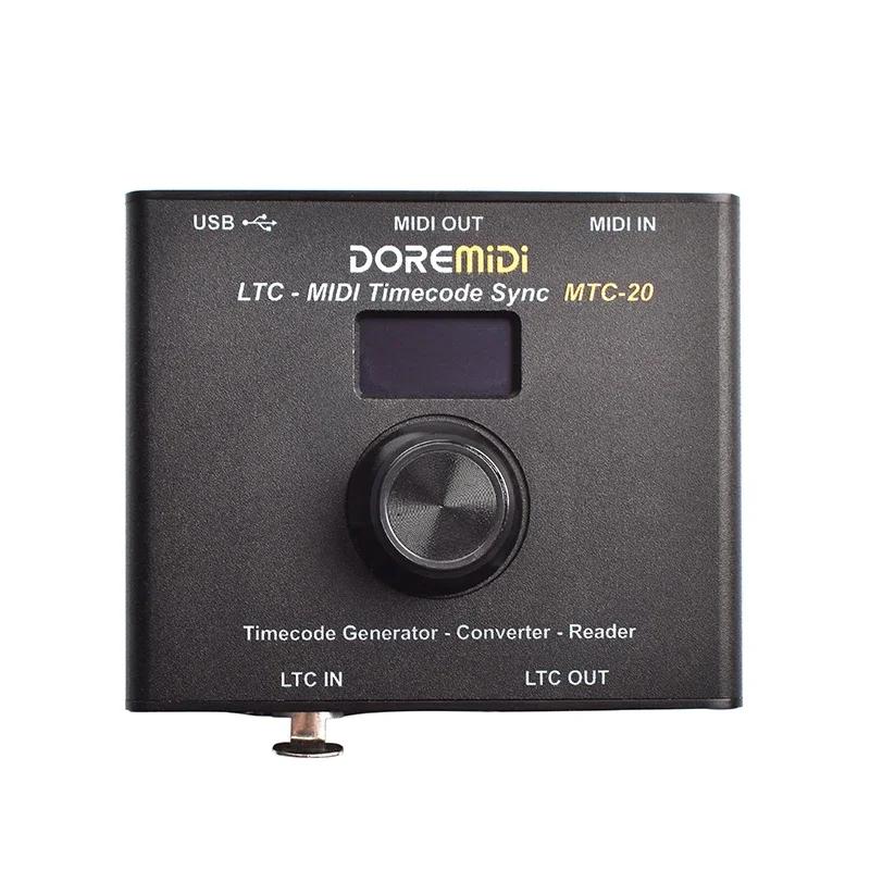 Dispositif DOREMIDI LTC-MIDI Timecode Sync (MTC-20) pour synchroniser le code temporel MIDI et le co