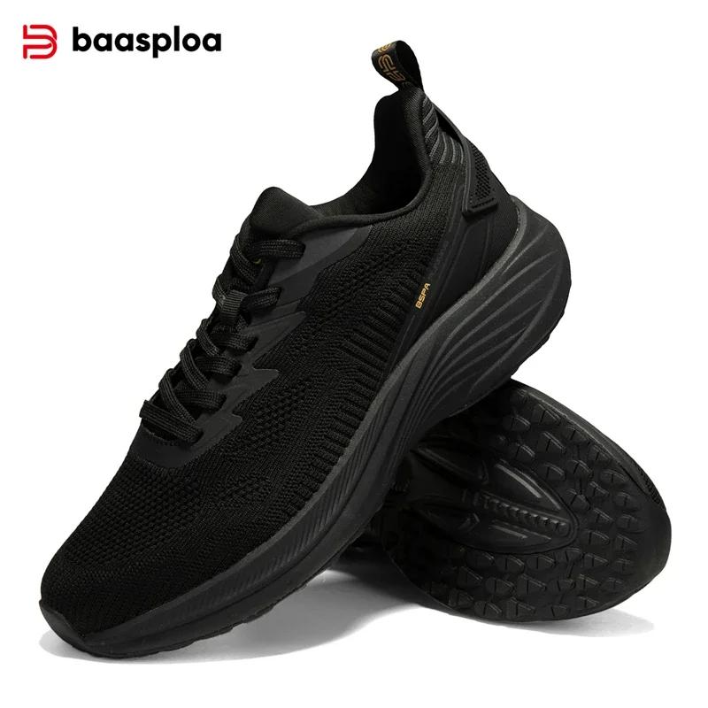 Baasploa hommes chaussures de course en plein air léger professionnel Jogging chaussures de sport mâ