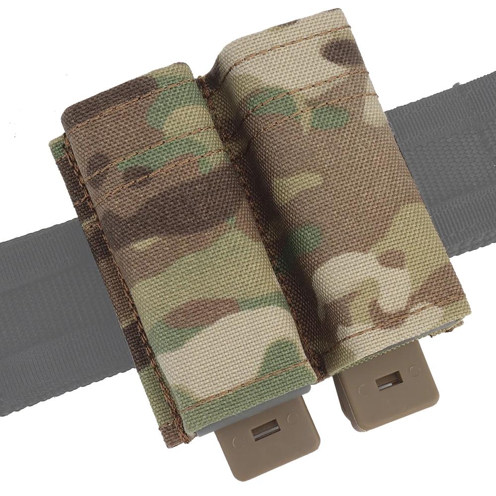 Pochette pour pistolet rapide 9MM, simple/Double, pochette tactique MOLLE Mag avec insertion Kydex à
