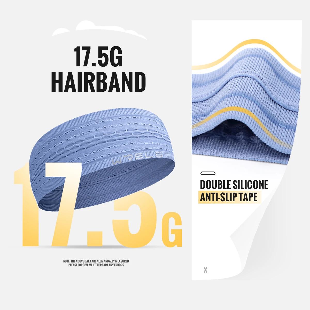 Bandeau sport anti-dérapant homme femme évacuant humidité fitness course cyclisme yoga