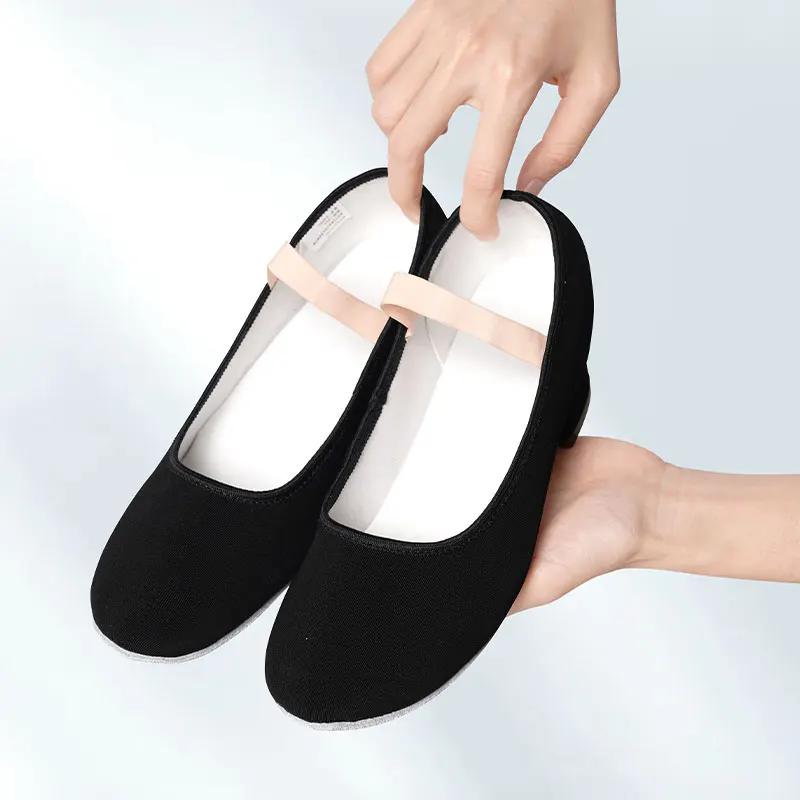 Chaussures de ballet pour filles et femmes - Pantoufles de danse confortables pour gymnastique et cours